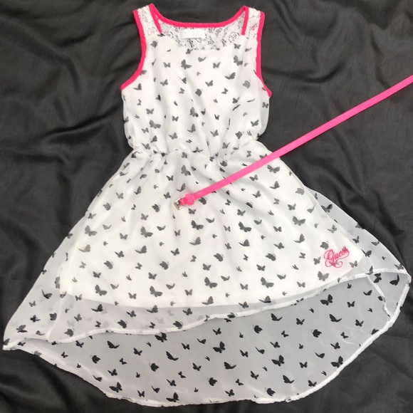 guess butterfly dress